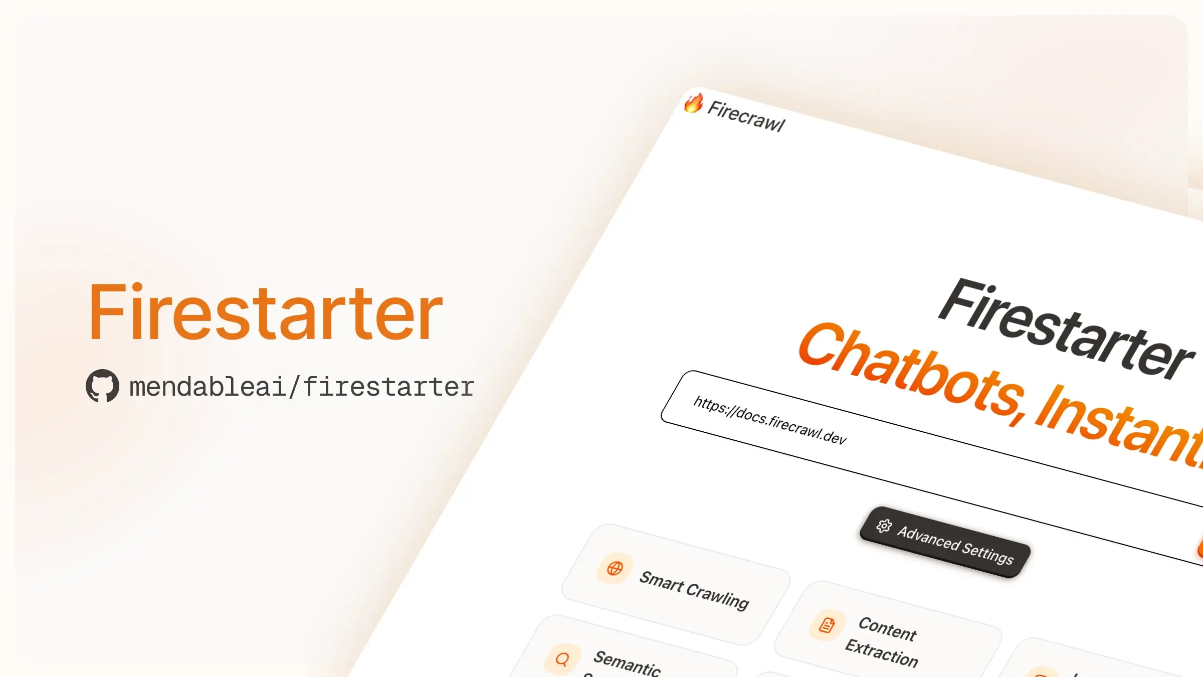 Announcing Firestarter, our open source tool that turns any website into a chatbot image