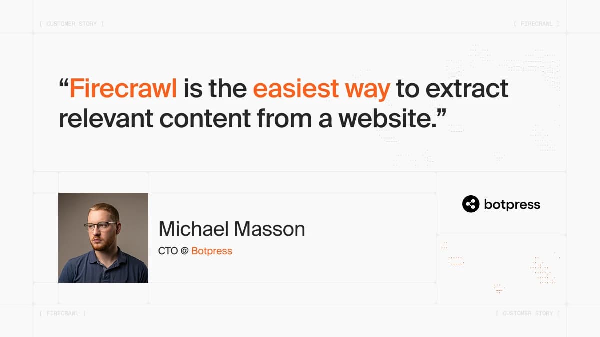 How Botpress Populates AI Chatbot Knowledge Bases at Scale with Firecrawl image