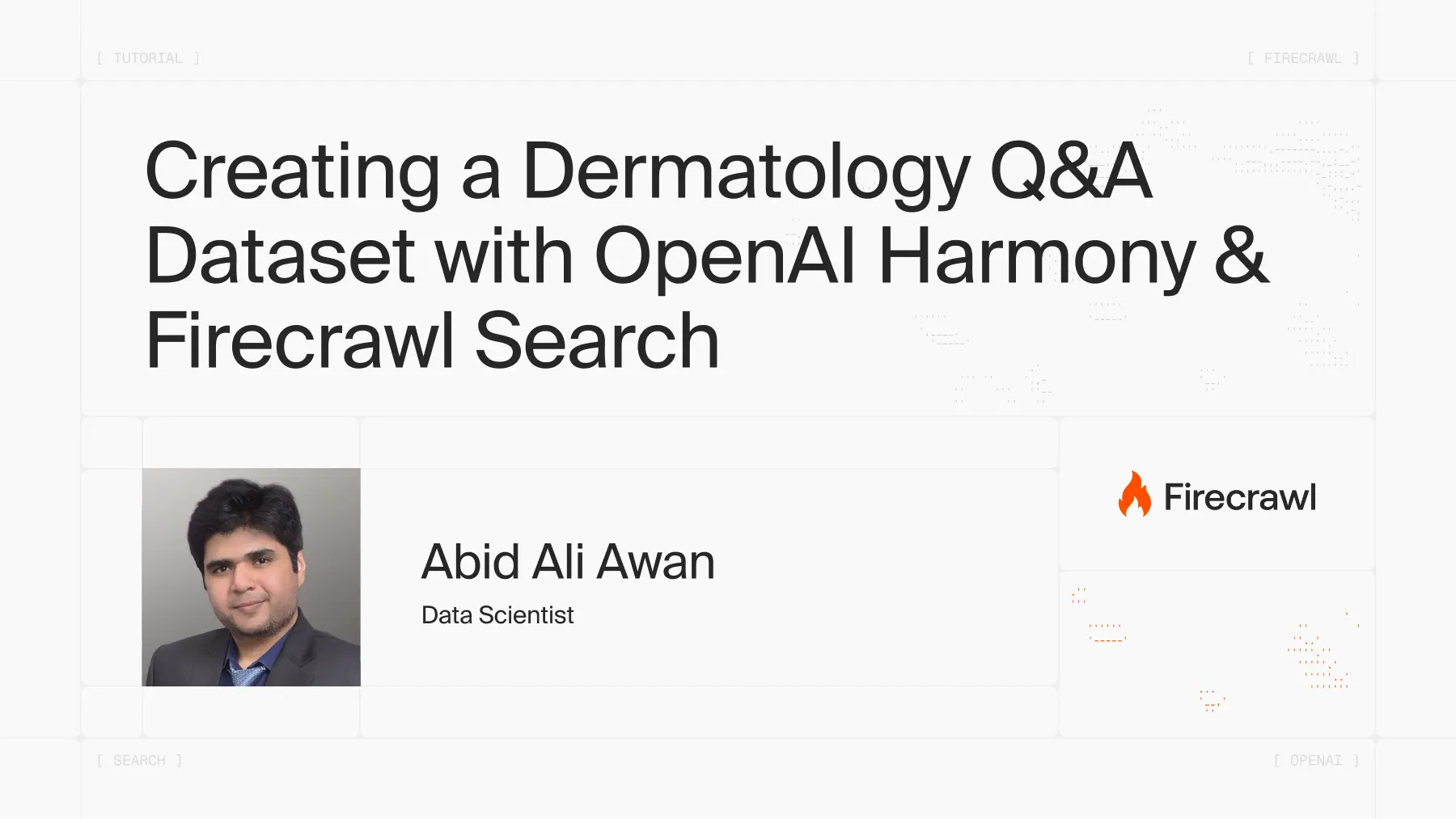 How to Create a Dermatology Q&A Dataset with OpenAI Harmony & Firecrawl Search
