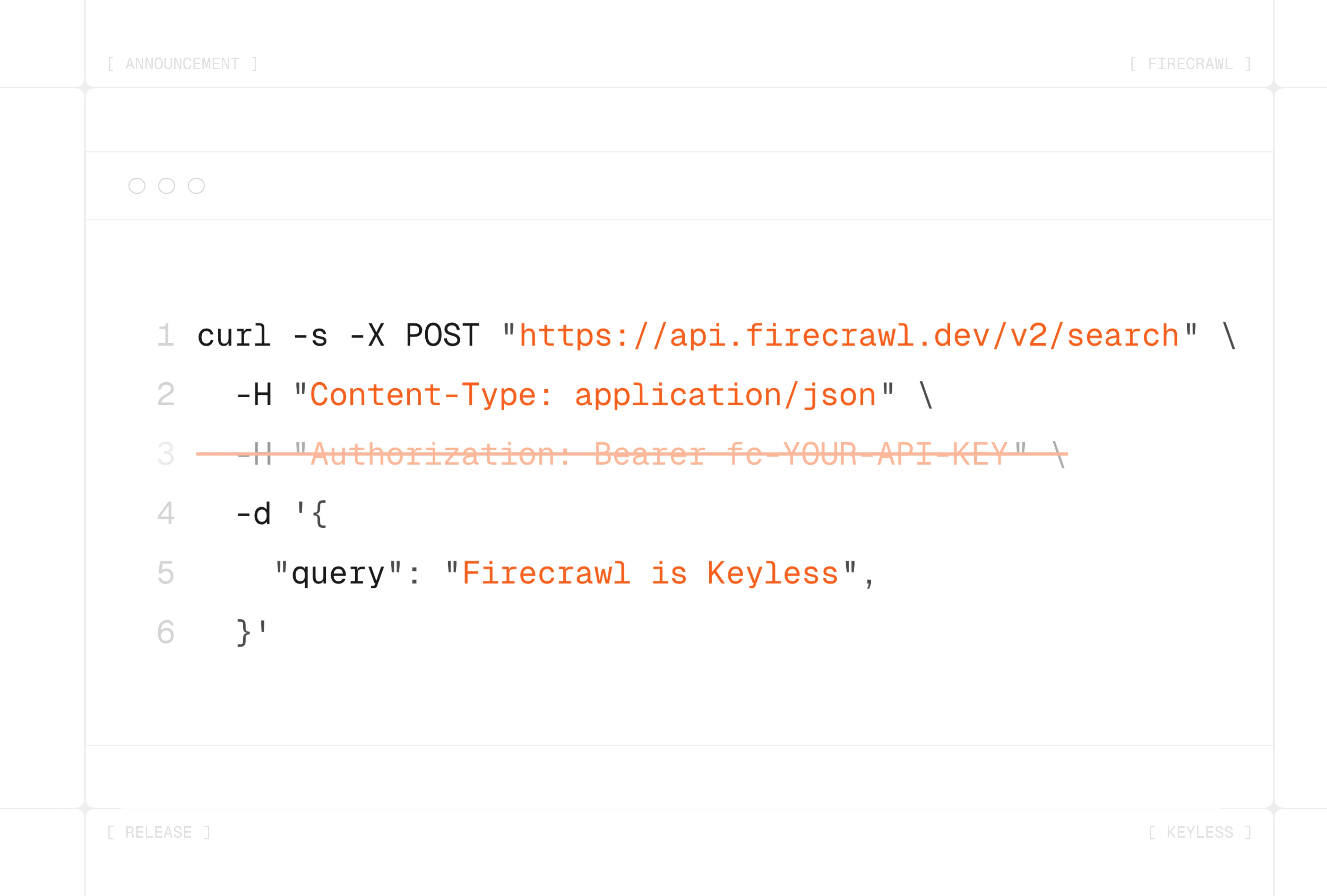 Introducing Firecrawl Keyless: Search, scrape, and interact without an API key image