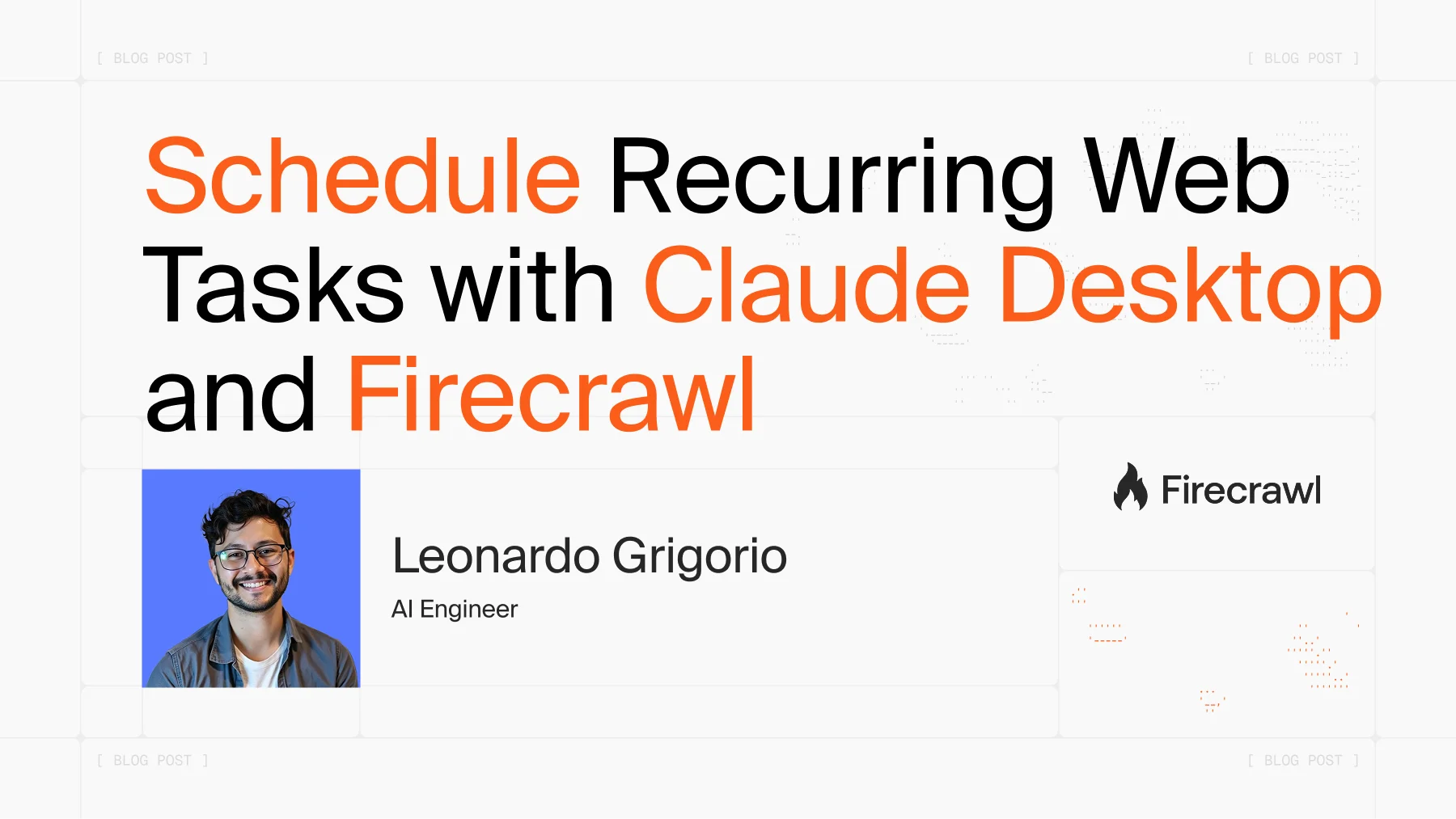 How to Schedule Recurring Web Tasks with Claude Desktop and Firecrawl