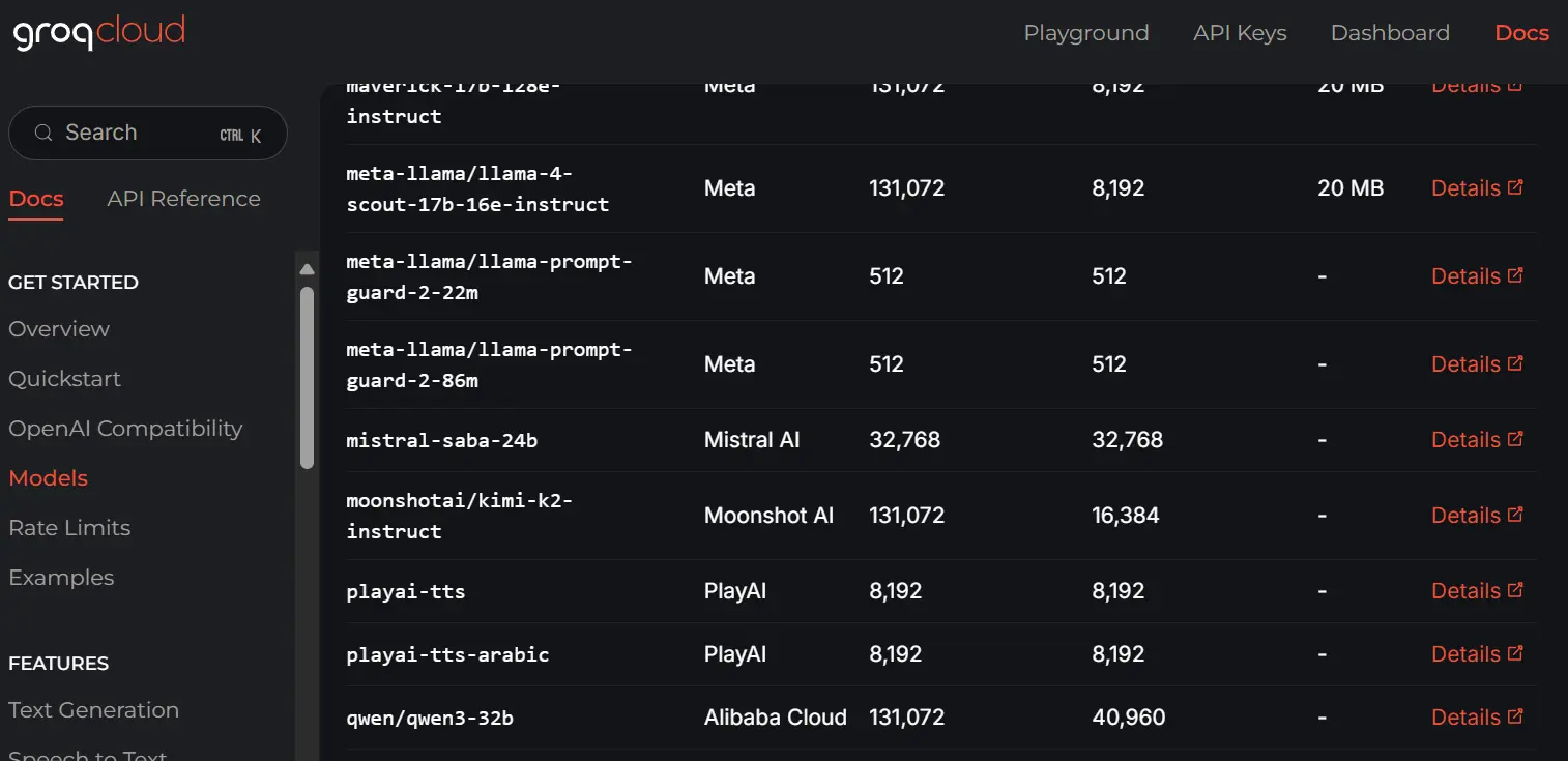 Screenshot from GroqDocs