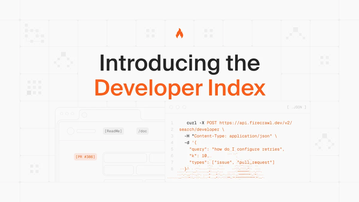 Firecrawl Developer Index