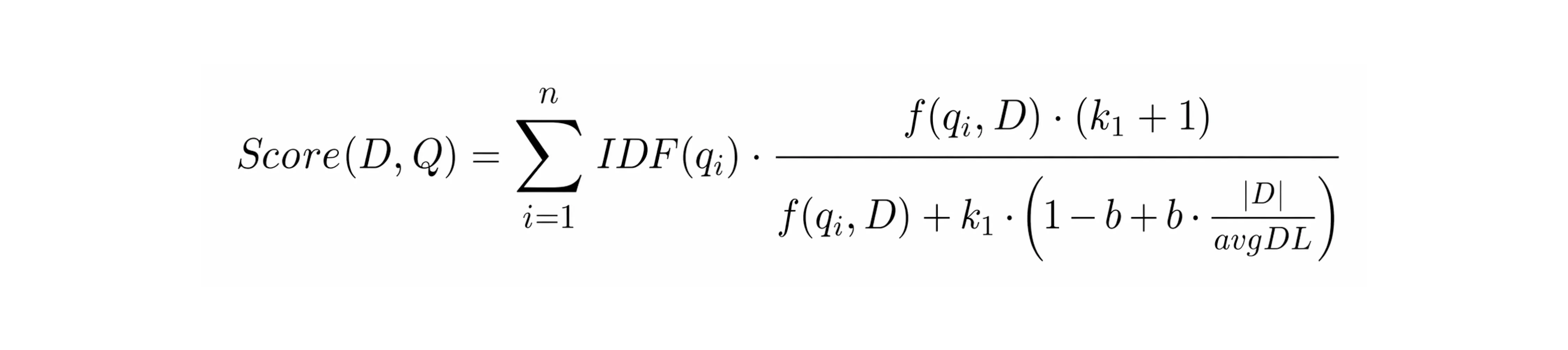 index scoring